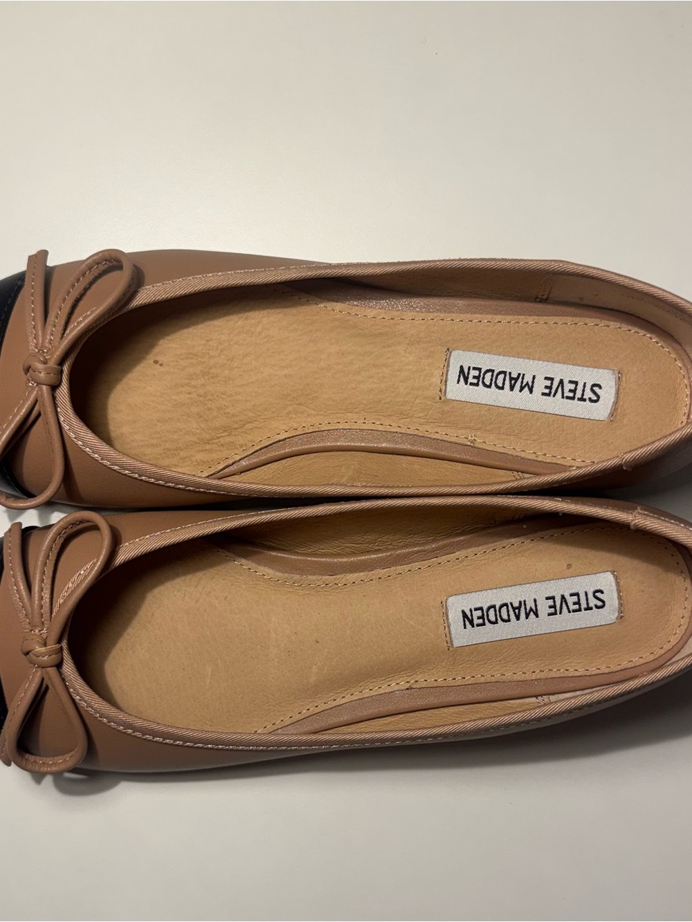 Steve Madden Blush Pink Bow Ballet Flats